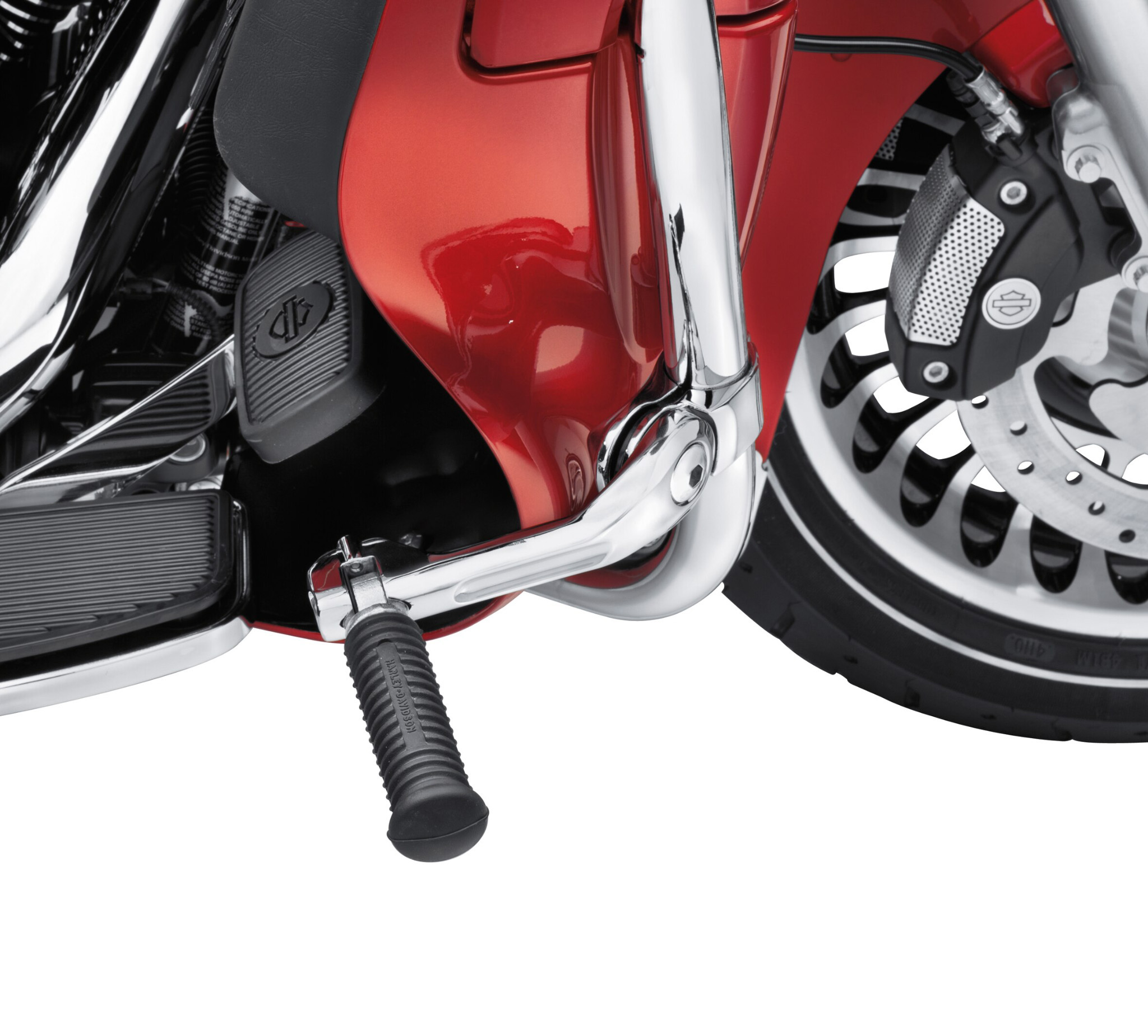 1.25" 32mm Adjustable Highway Long Angled Foot Peg Mount Kit For Harley Touring